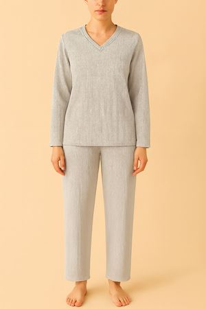 Kadın Waffle Kumaş Eşofman Takımı – Rahat Ev ve Günlük Giyim