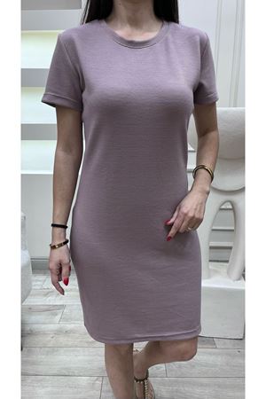 Kadın Ottoman Kumaş Günlük Elbise Düz Kesim Kısa Kol Şık Elbise