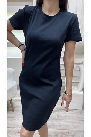 Kadın Ottoman Kumaş Günlük Elbise Düz Kesim Kısa Kol Şık Elbise