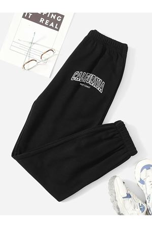 California West Coast Eşofman Altı Jogger Siyah