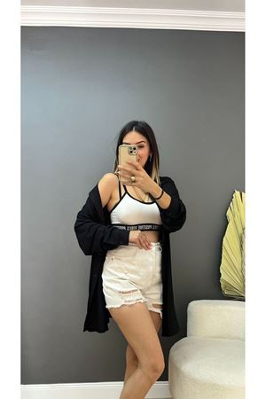 Kadın Oversize Uzun Gömlek-Pareo - Bürümcük Kumaş Oversize Rahat Kesim