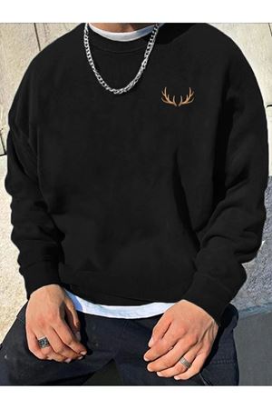 Oversize Bisiklet Yaka Sweatshirt GYK