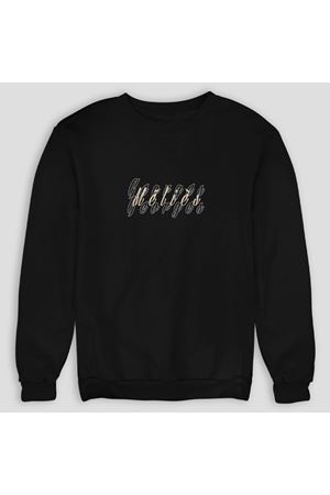 Trip Moon Baskılı Sweatshirt - Bisiklet Yaka,oversize,tasarım,trend
