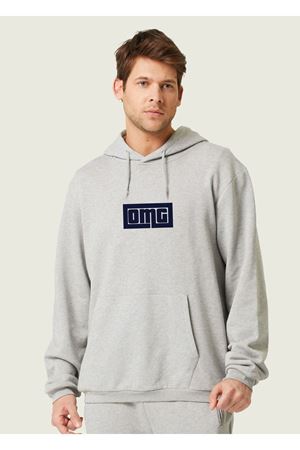 Unisex Oversize Omg Baskılı Kapüşonlu Sweatshirt