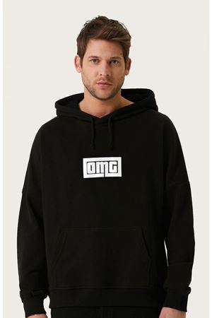 Unisex Oversize Omg Baskılı Kapüşonlu Sweatshirt