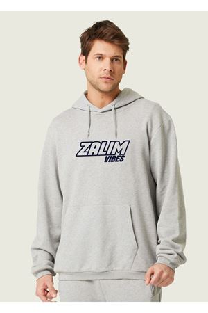 Unisex Oversize Zalım Baskılı Kapüşonlu Sweatshirt