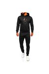 God Of War Eşofman Takımı Sweatshirt Jogger -Siyah Baskılı Oversize Şardonlu Kapüşonlu