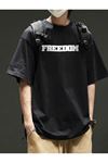 OVERSİZE FREEDOM BASKILI TSHIRT BASIC
