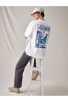 BEYAZ OVERSIZE BLUE TOKYO TSHİRT