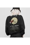 Trip Moon Baskılı Sweatshirt - Bisiklet Yaka,oversize,tasarım,trend
