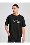 Unisex Oversize Zalım Baskılı T-shirt