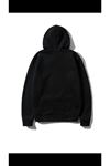 Unisex Oversize Acdc Kapüşonlu Siyah Sweatshirt