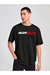 Unisex Oversize Nazar Baskılı T-shirt