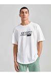 Unisex Oversize Zalım Baskılı T-shirt