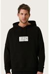 Unisex Oversize Omg Baskılı Kapüşonlu Sweatshirt