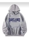 Trend Ahmet Oakland Baskılı Oversize Sweatshirt Hoddie.