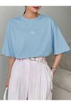 Sweet Candy Süprem T-Shirt - Baskılı Oversize Bisiklet Yaka Kısa Kol Tişört