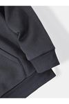 Kadın Füme Oversize Kapşonlu Sweatshirt