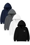 4'lü Unisex Kapüşonlu Hoodie Seti – HOPE Baskılı Kanguru Cepli Sweatshirt