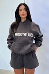 Füme Mood The Label Oversize Sweatshirt - Şardonlu Pamuk Kalın