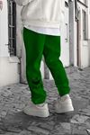 Smile Face Yeşil Jogger Eşofman Altı