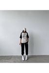 Studio Baskılı Reglan Kol T-shirt Eşofman Altı Jogger-Baskılı Alt Üst Eşofman Oversize Takım